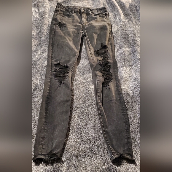 American Eagle Outfitters Denim - American Eagle Super hi-rise jeggings